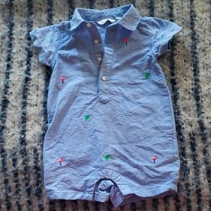 Janie and Jack boy romper